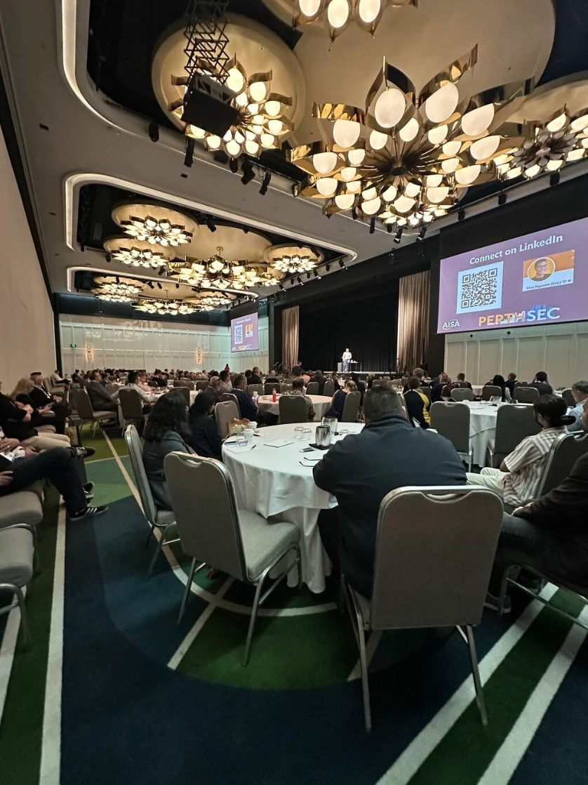 The PerthSec audience during the CyberNIQ session