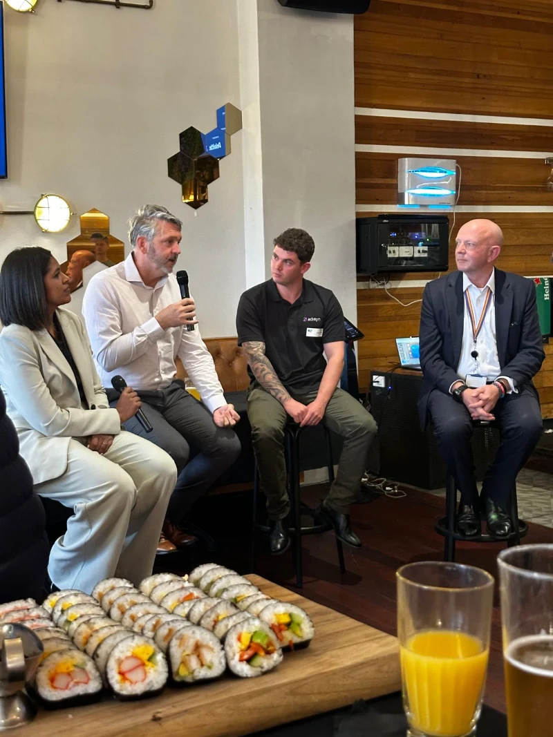 The CyberConnect panel discussing governance, risk and compliance in government