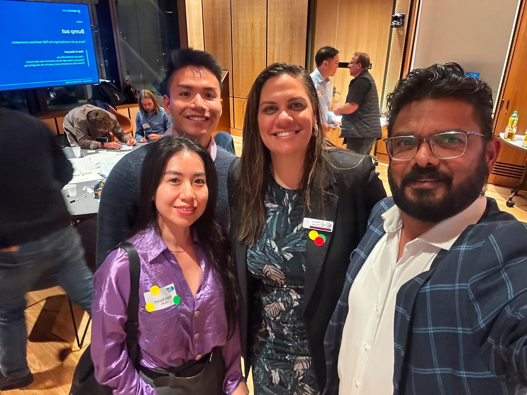 Great night at the CyberWest Hub event! 💜