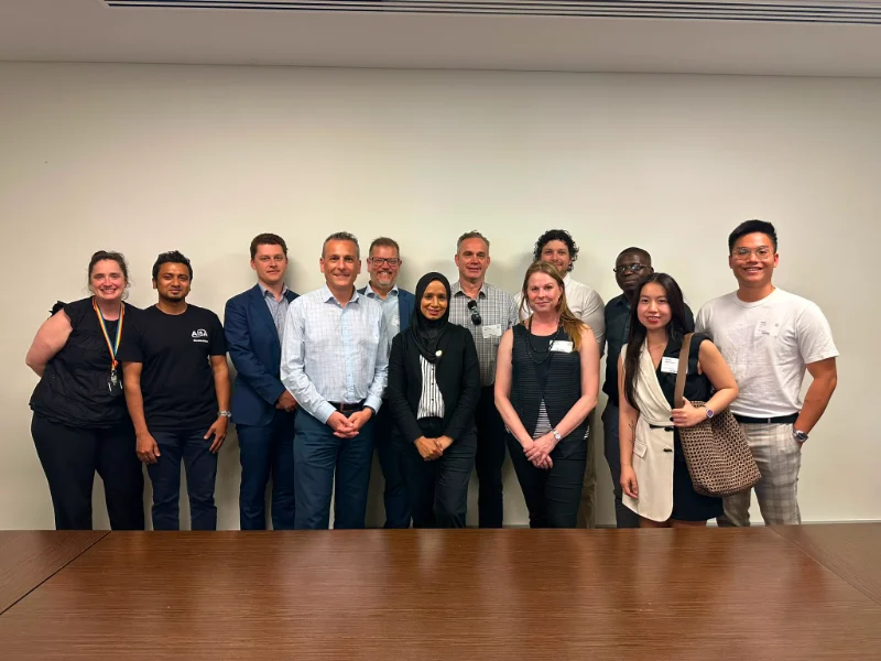The CyberNIQ team with the AISA Perth group
